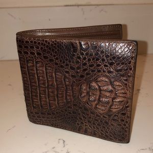 Genuine Alligator Skin Wallet